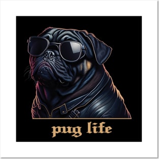 Pug life Posters and Art